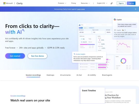 Microsoft Clarity
