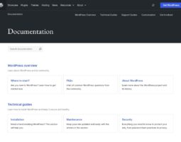 WordPress Documentation