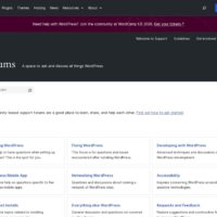 WordPress.org Support Forums